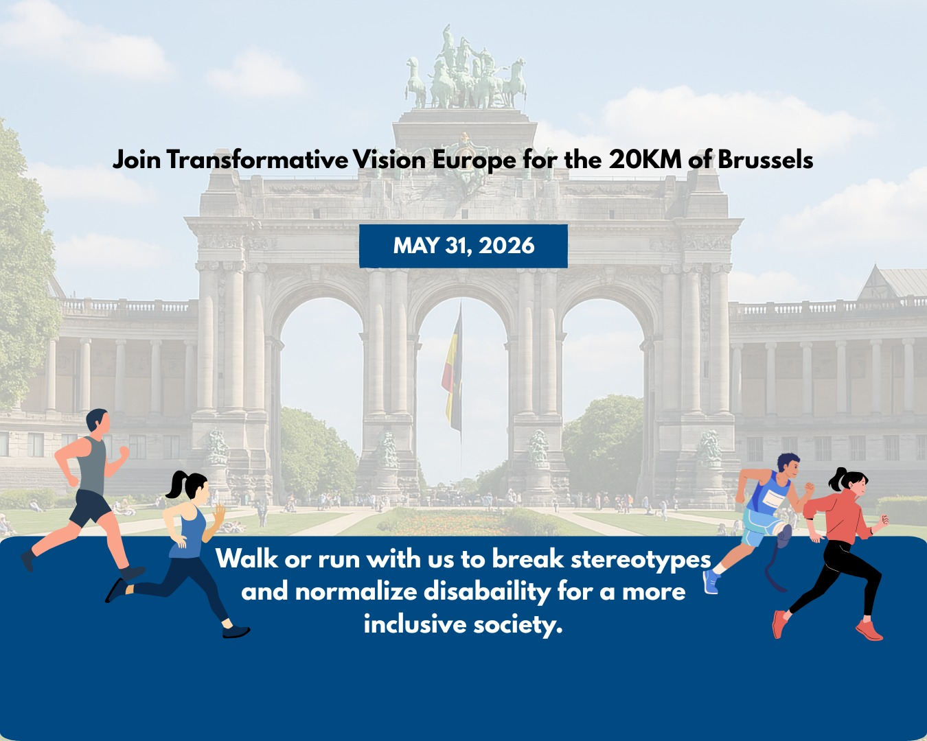 Courir les 20 km de Bruxelles | Transformative Vision Europe